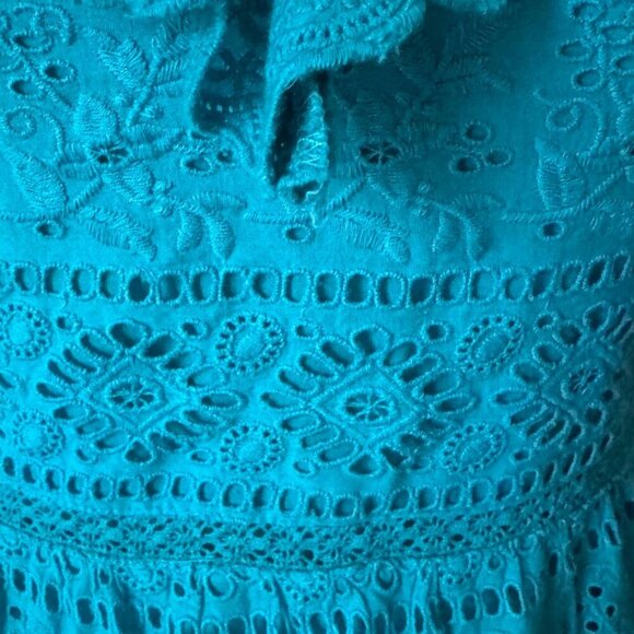 NWOT! ALICE + OLIVIA Beautiful Eyelet Boho Cotton Dress - Size 0 - Picture 3 of 8